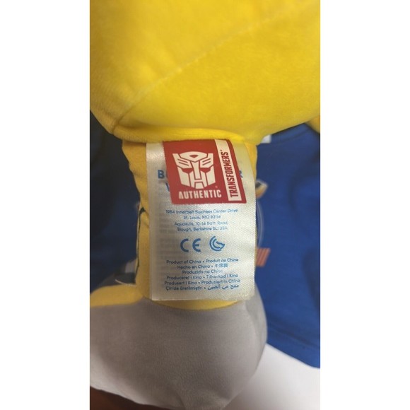 Build A Bear Transformers Bumblebee Yellow 17" Changes to Autobot Movable Arms - Picture 10 of 13